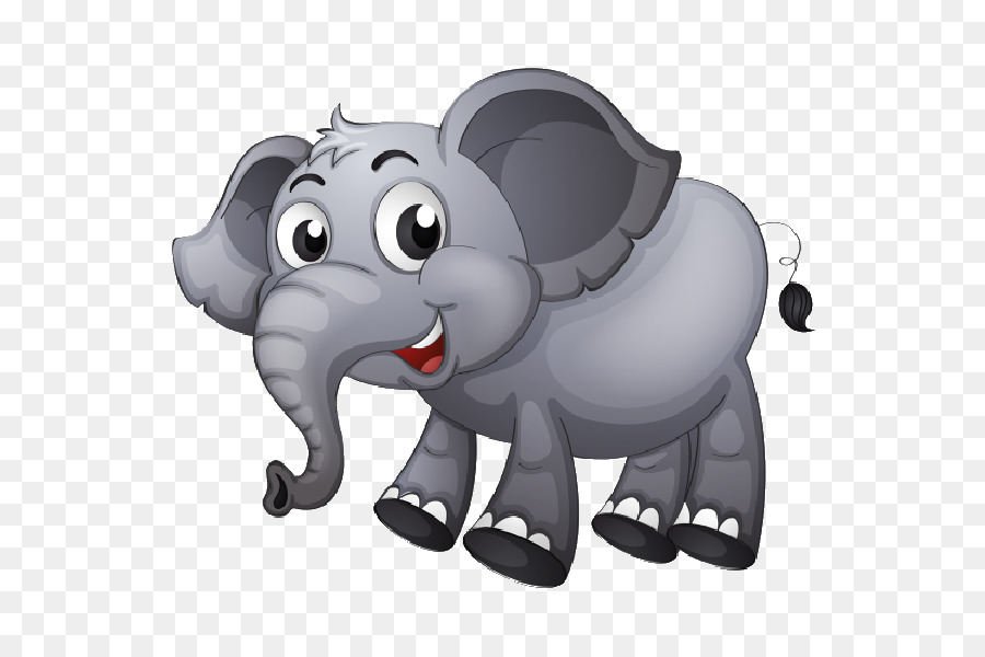 Éléphant De Dessin Animé，Défenses PNG