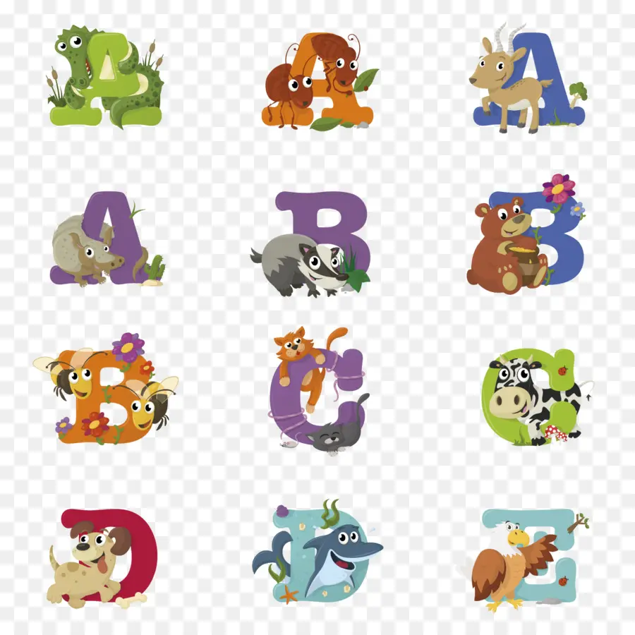 Animaux De L'alphabet，Courrier PNG