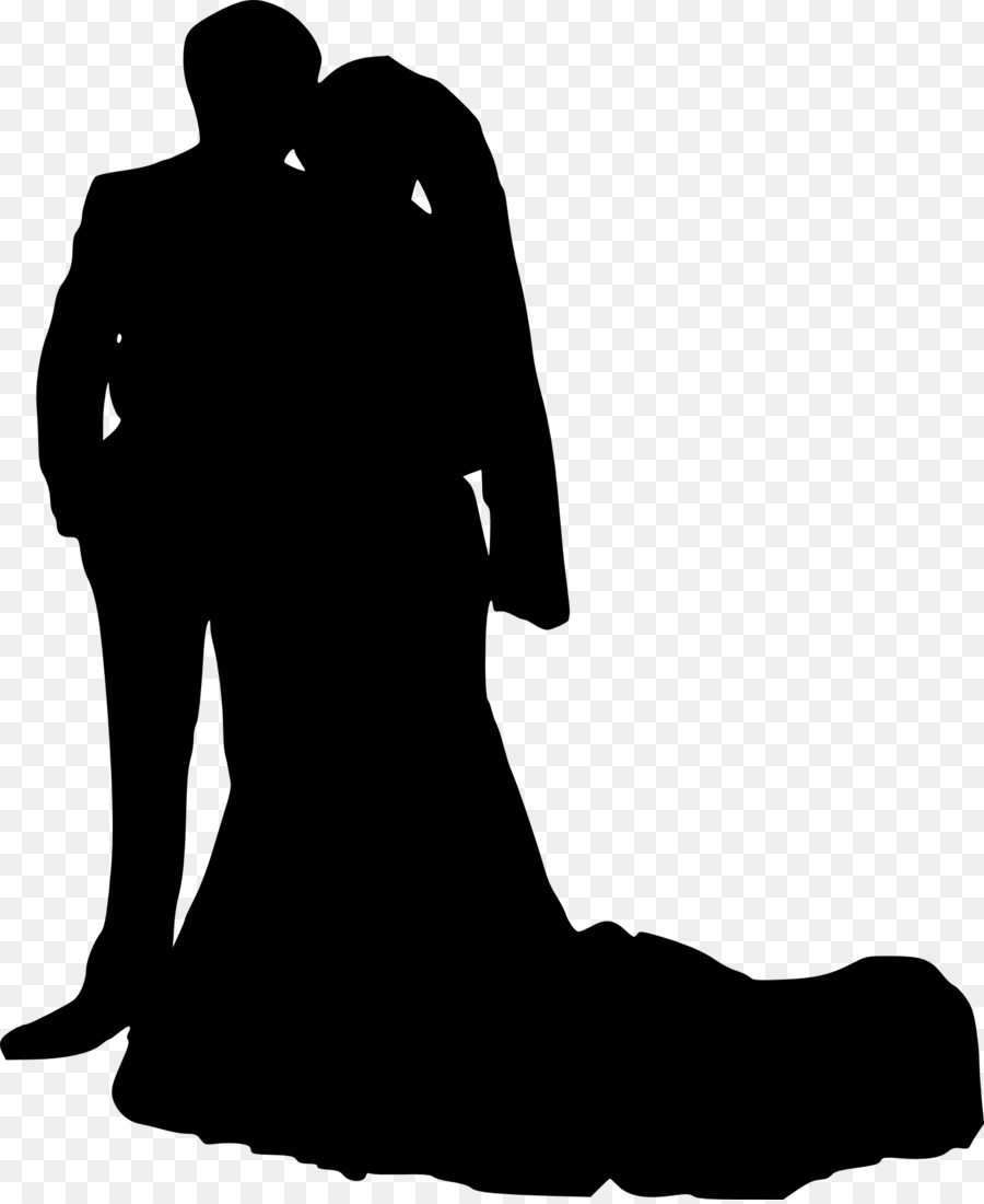 Couple Silhouette，Amour PNG