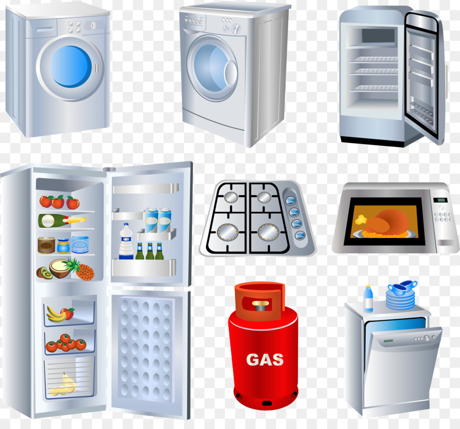 Réfrigérateur，Cuisine PNG