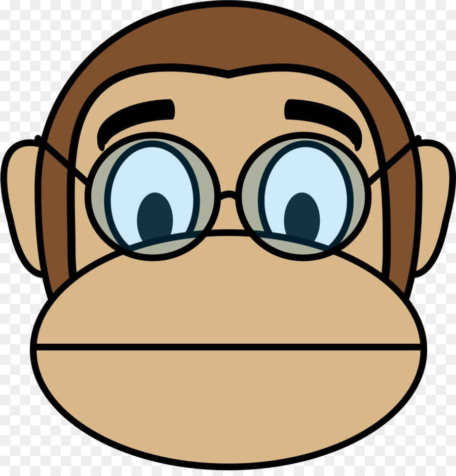 Visage De Singe，Dessin Animé PNG