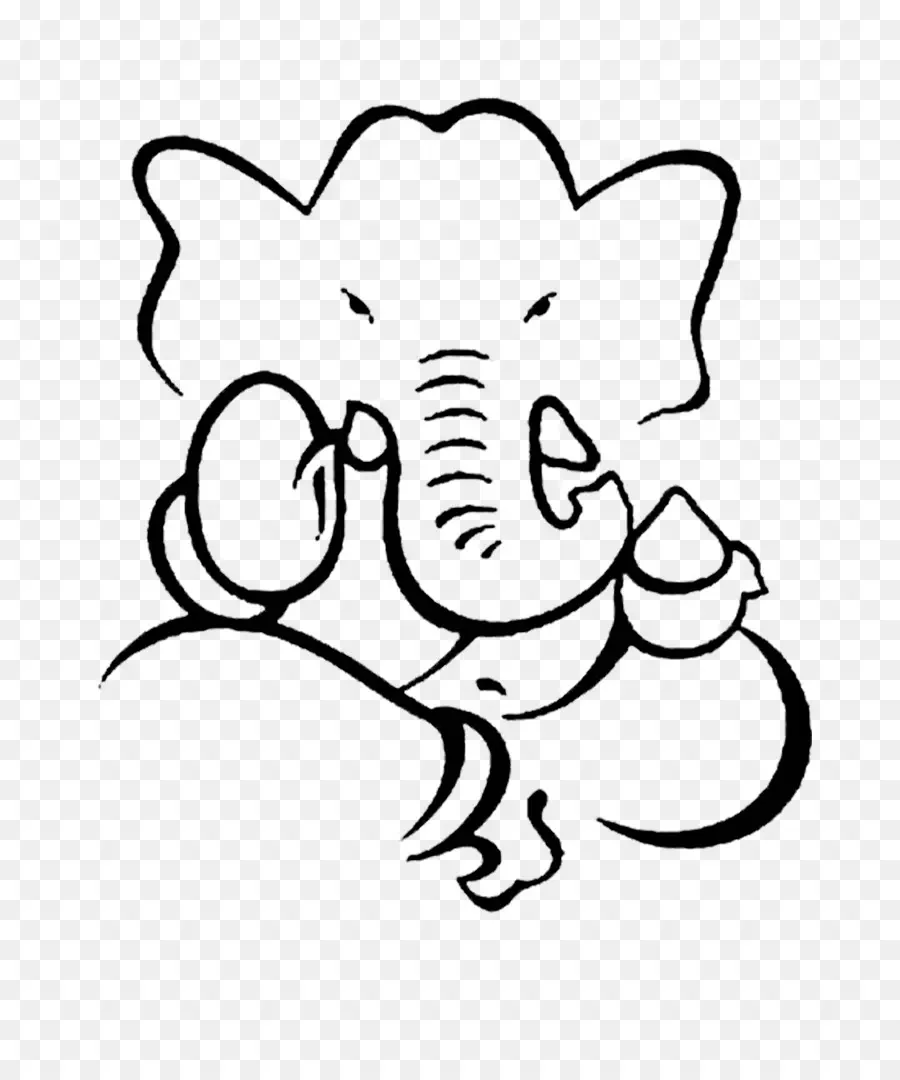 Dessin D'éléphant，Esquisser PNG