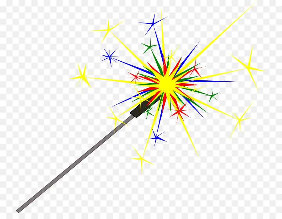 Cierge Magique Coloré，Feu D'artifice PNG