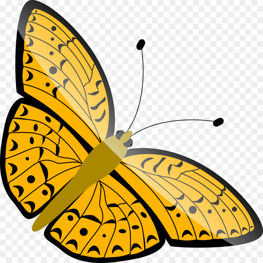 Papillon Jaune，Ailes PNG