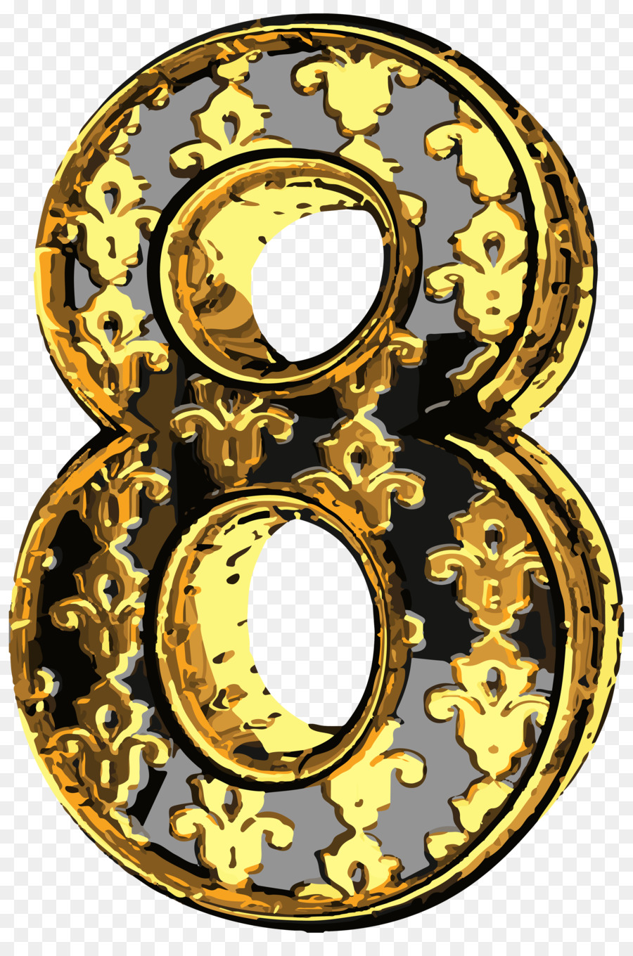 Numéro D'or 8，Huit PNG