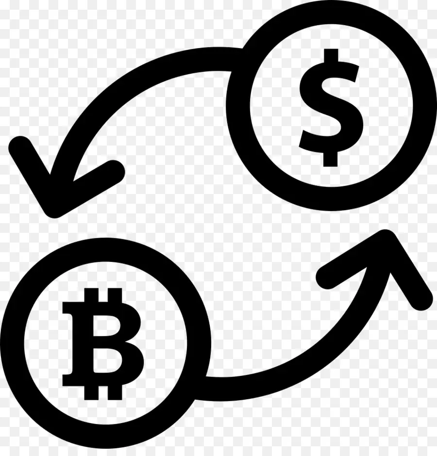 Échange De Bitcoins Et De Dollars，Crypto Monnaie PNG