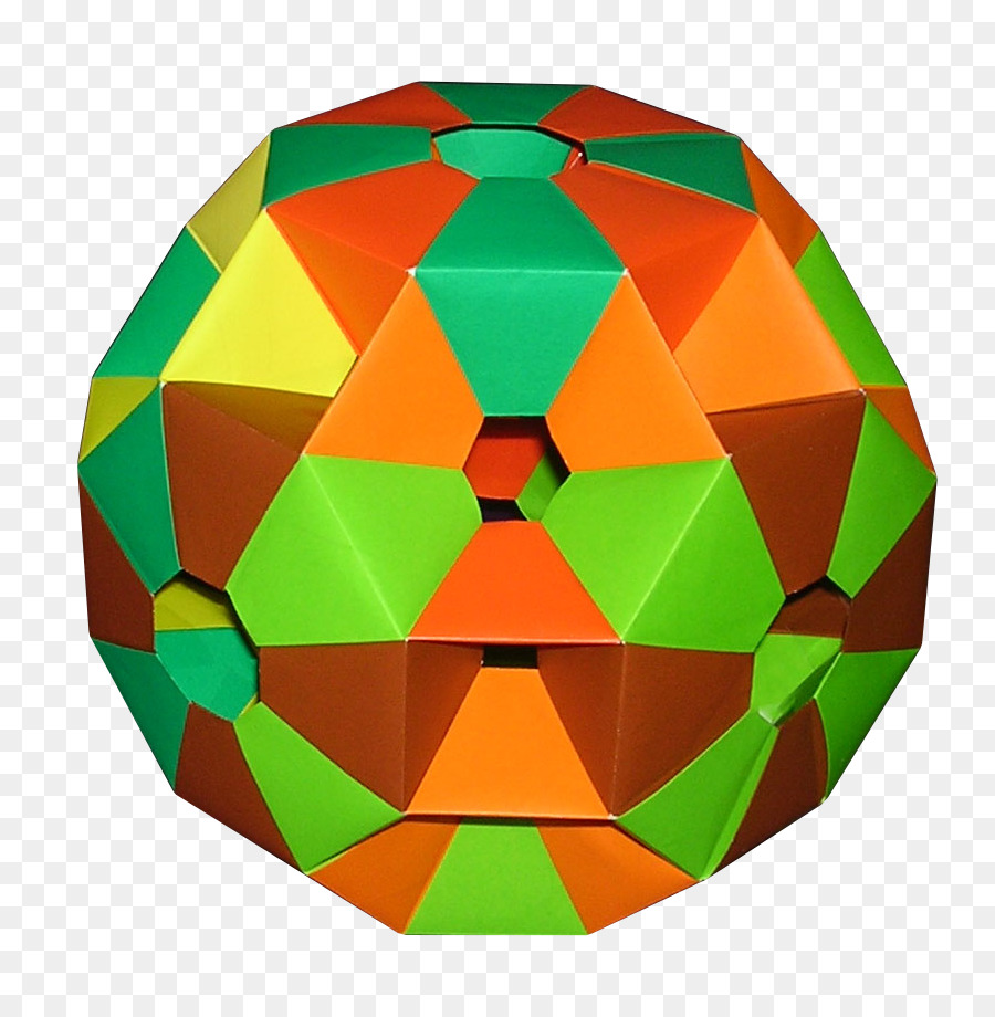 Forme Géométrique Colorée，Origami PNG