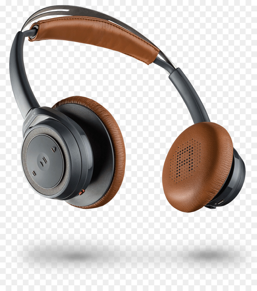 Casque Marron Et Noir，Audio PNG