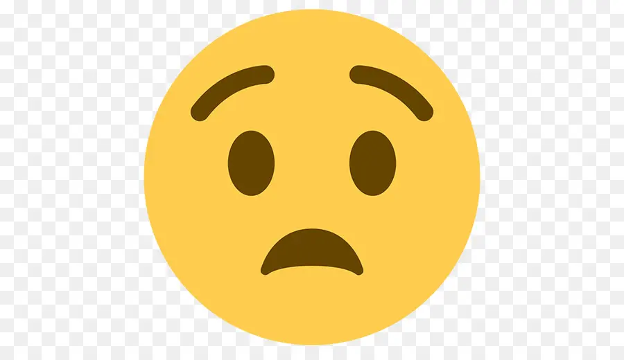 Emoji Triste，Affronter PNG