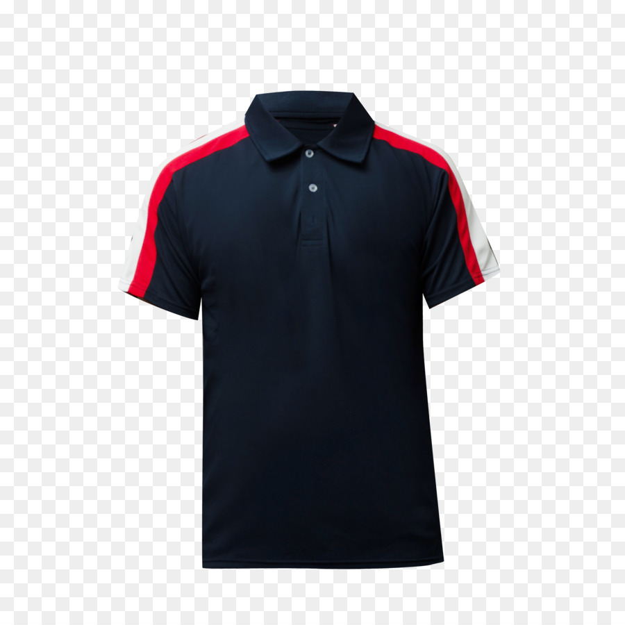 Polo Noir，Accents Rouges PNG