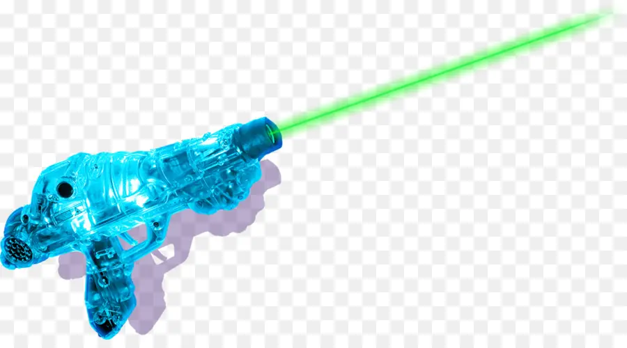 Pistolet Jouet Bleu，Laser PNG