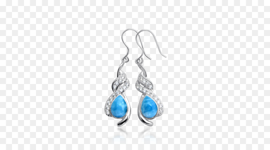 Boucles D'oreilles Coeur Bleu，Boucles D'oreilles PNG