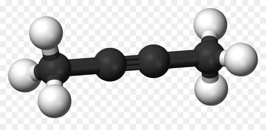 Méthylacétylène，Modèle De Stick à Balle PNG