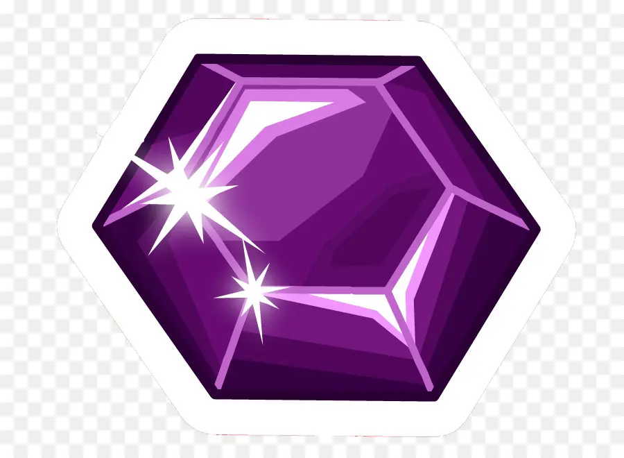 Gemme Violette，Hexagone PNG