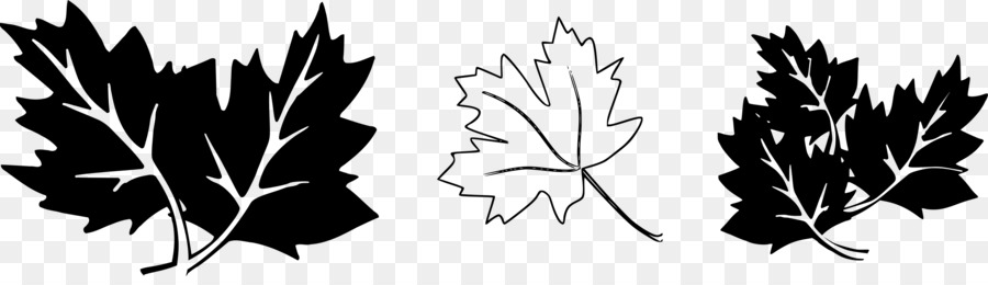 Feuilles，Noir PNG