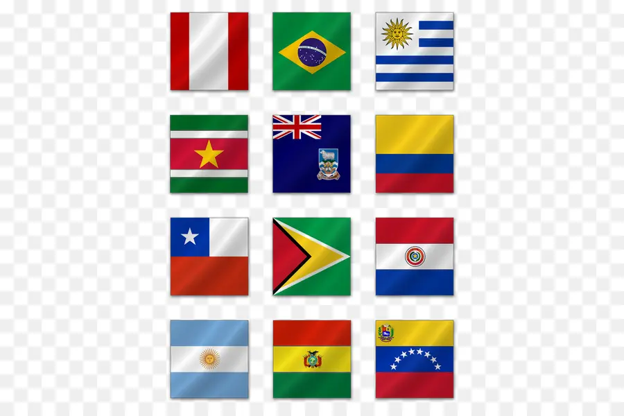 Drapeaux Sud Américains，Pays PNG