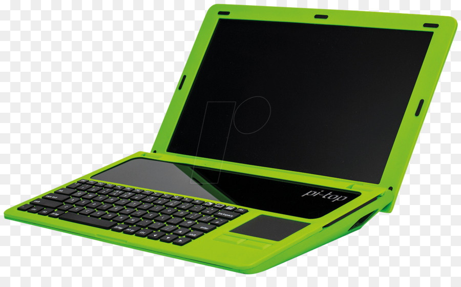 Ordinateur Portable Vert，Clavier PNG