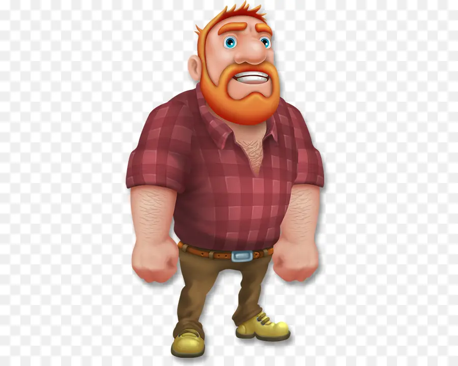 Homme De Dessin Animé，Barbe PNG