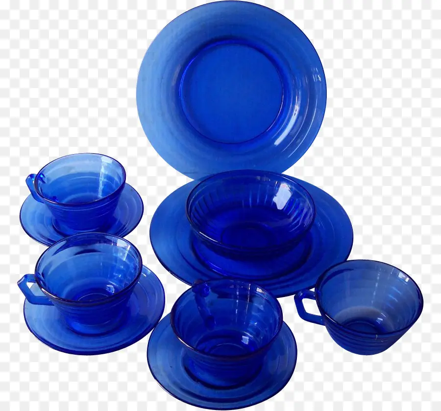 Bleu De Cobalt，Verre De Dépression PNG