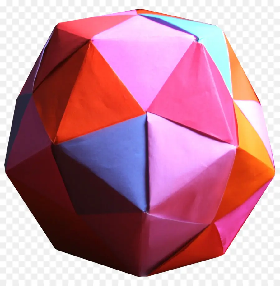 Dodécaèdre，Modulaire Origami PNG