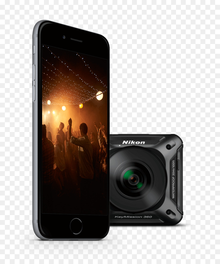 Iphone Et Appareil Photo Nikon，Smartphone PNG