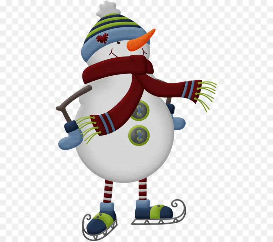 Ski Bonhomme De Neige，Hiver PNG