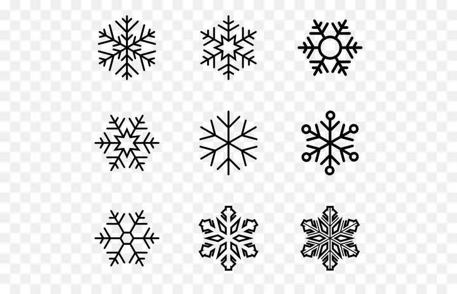 Flocons De Neige，Hiver PNG