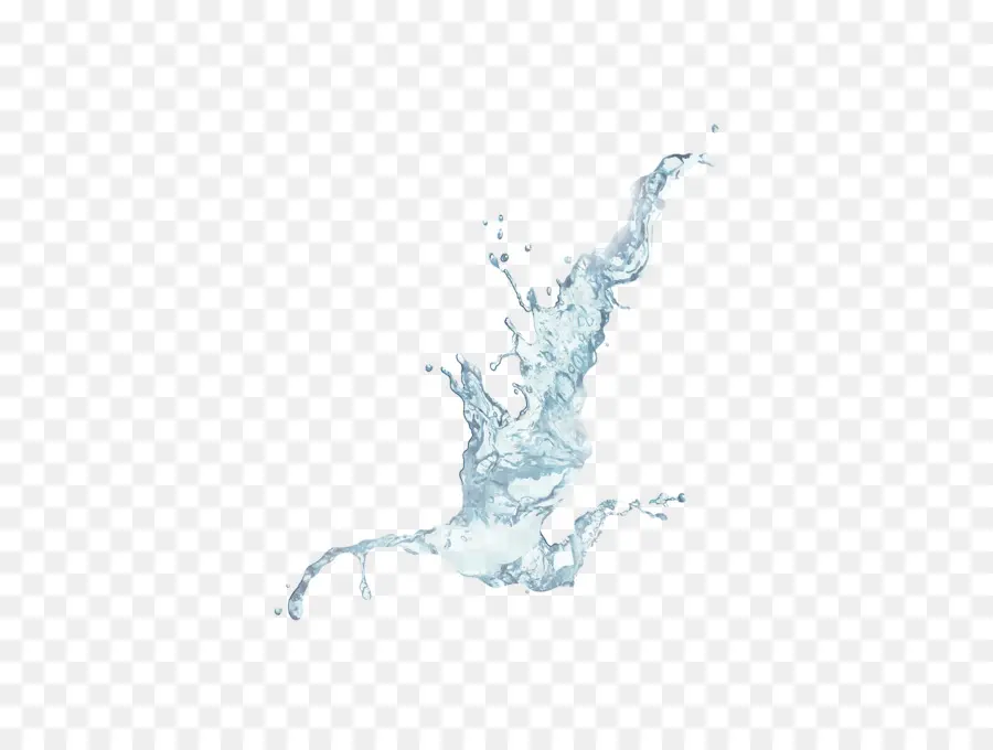 Éclaboussure D'eau，Bleu PNG