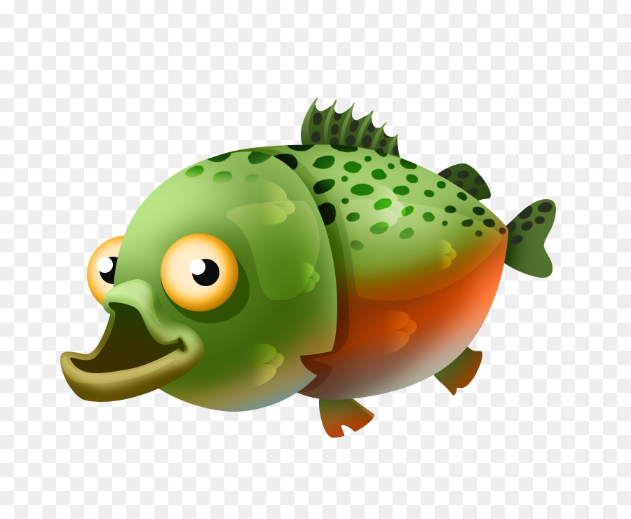 Poisson Vert，Dessin Animé PNG