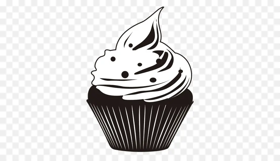 Cupcake，Silhouette PNG