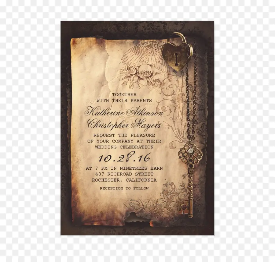 Invitation De Mariage，événement PNG