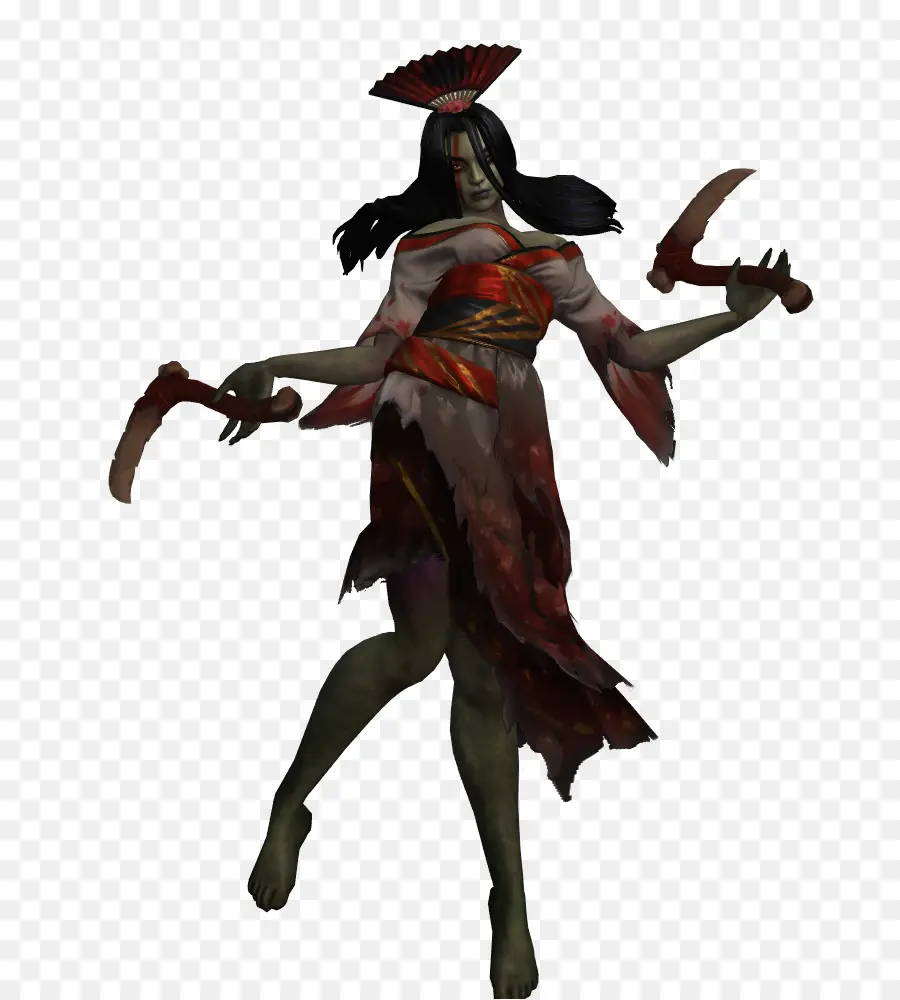 Femme Zombie，Mort Vivant PNG