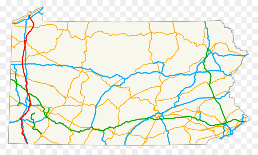 La Route Us 6，La Route Us 6 En Pennsylvanie PNG