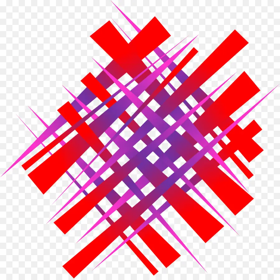 Lignes Rouges Et Violettes，Traversé PNG