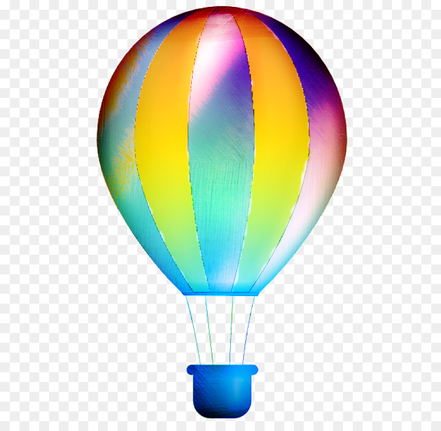 Montgolfière Colorée，Ciel PNG