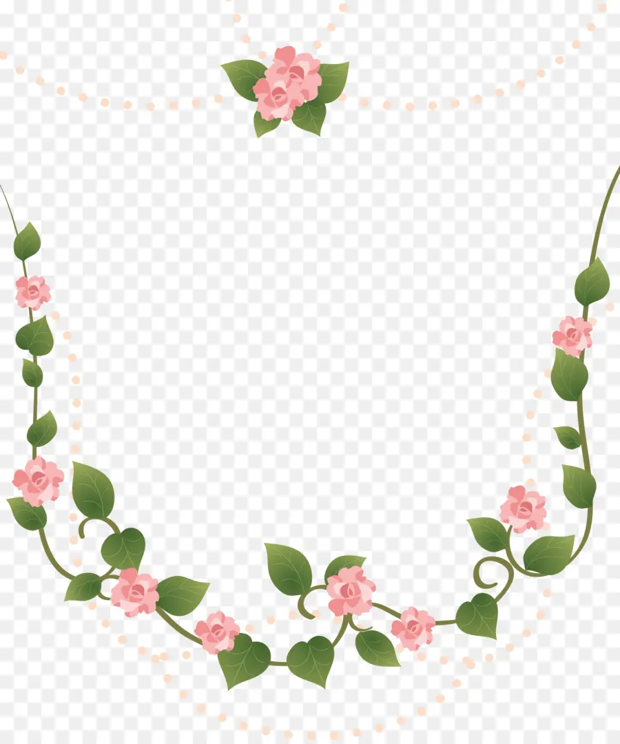 Cadre Floral，Fleurs PNG