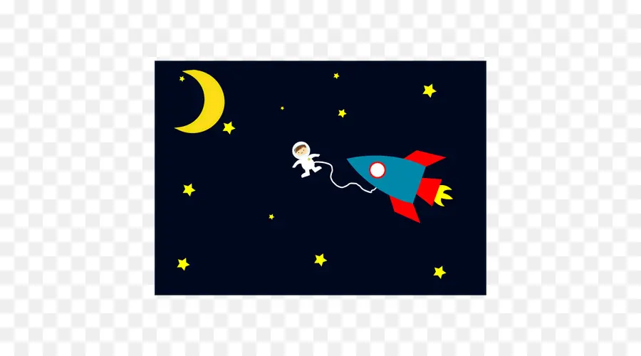 Astronaute Et Fusée，Espace PNG