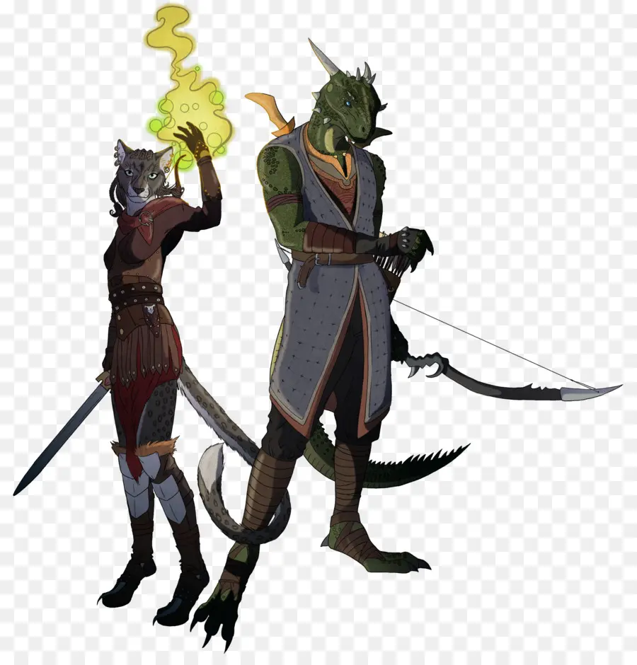 Personnages Fantastiques，Lézard PNG