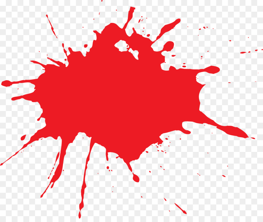 éclaboussure Rouge，Couleur PNG