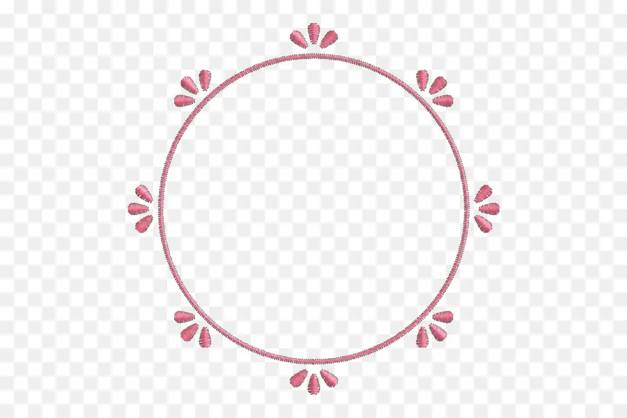 Cadre Circulaire，Rose PNG