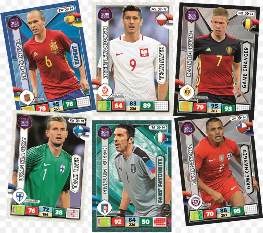 Cartes De Football，Joueurs PNG