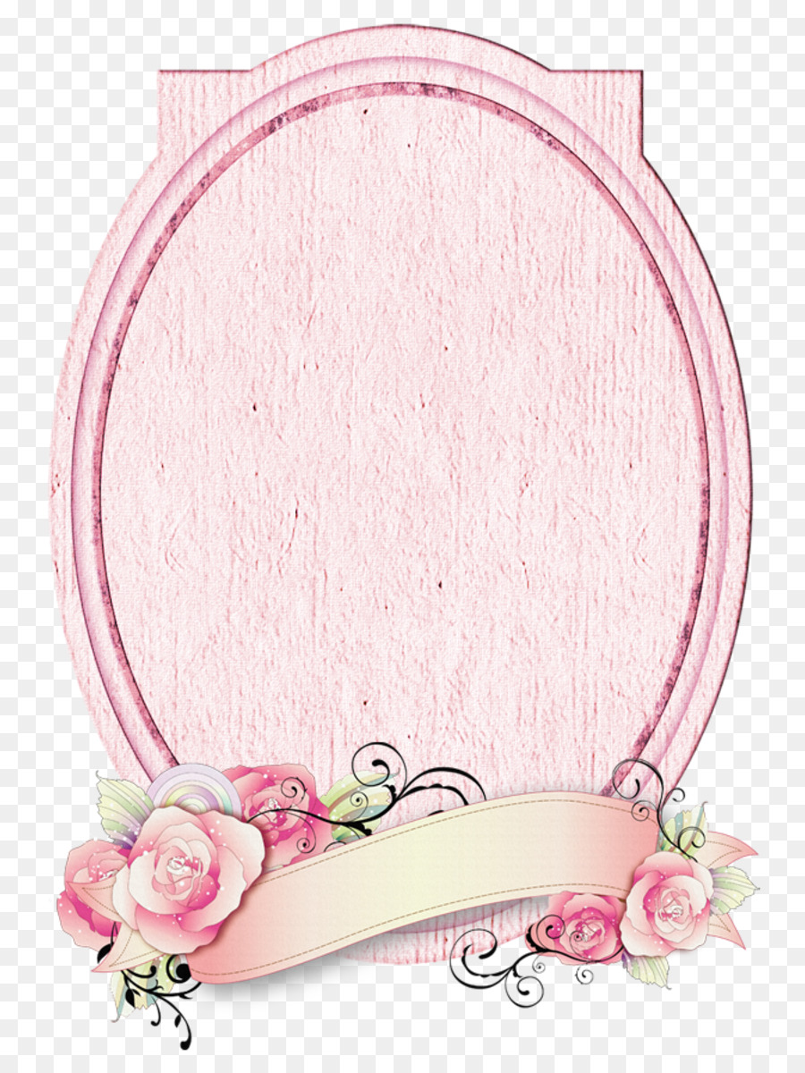 Cadre Floral Rose，Fleurs PNG