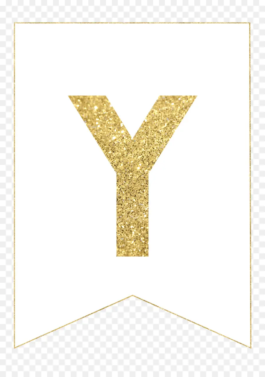 Lettre Y，Or PNG