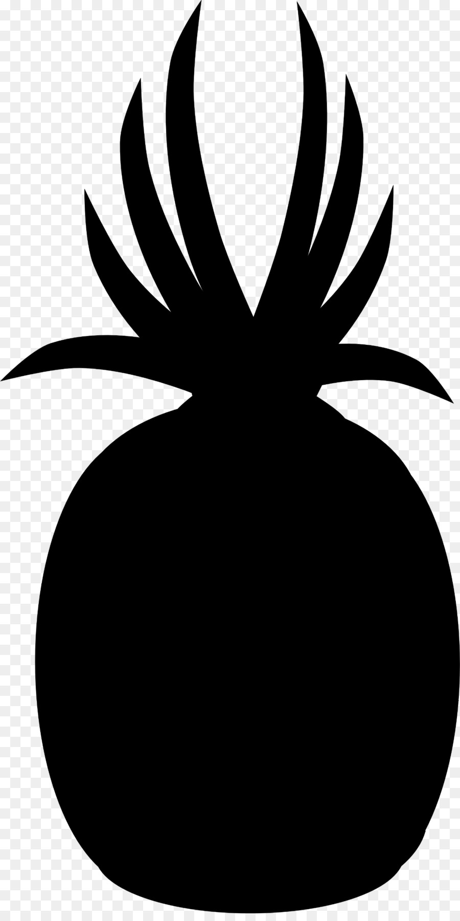 Silhouette D'ananas，Fruit PNG