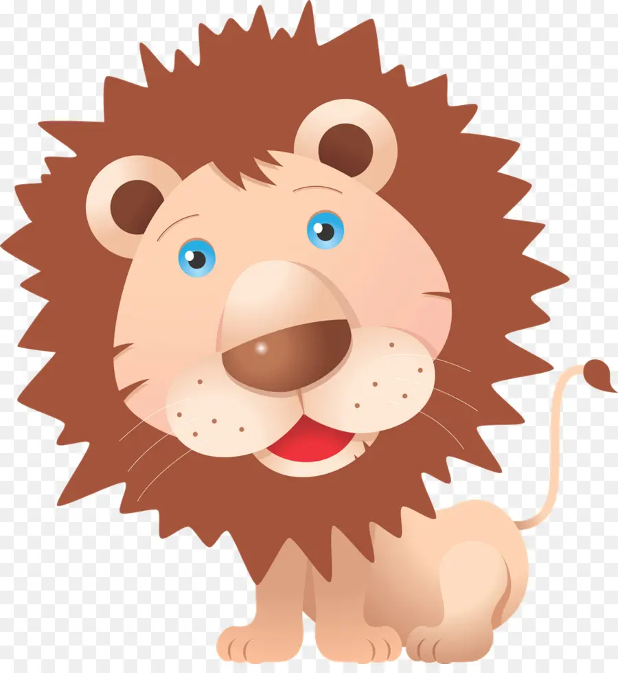 Lion Mignon，Dessin Animé PNG