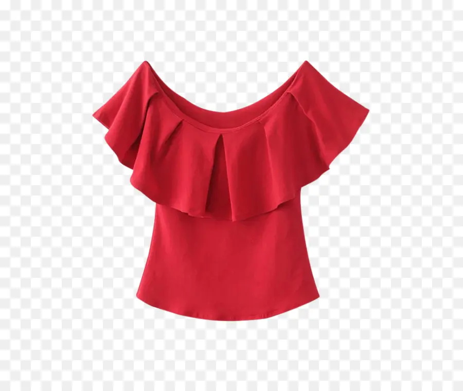 Haut Rouge，Blouse PNG