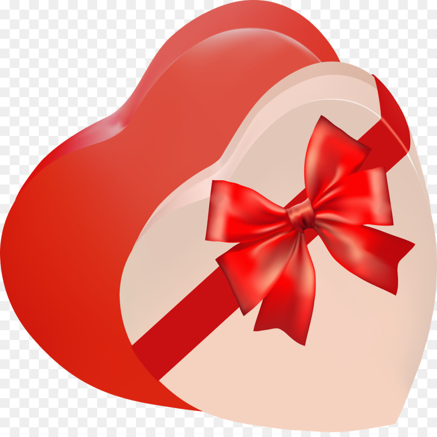 Boîte En Forme De Coeur，Cadeau PNG