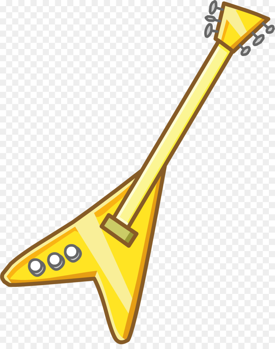 Club Penguin，Guitare D Or PNG