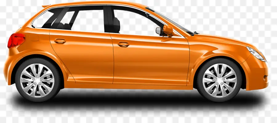 Voiture Orange，Véhicule PNG