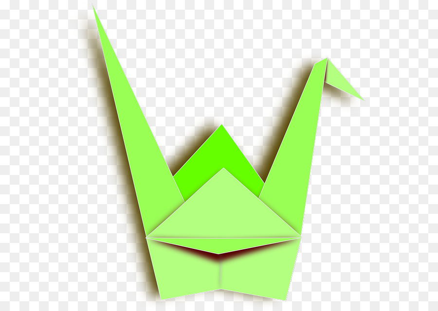 Grue En Origami，Plié PNG